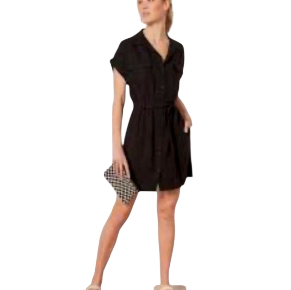 Evereve Black Arley Dress, Size M